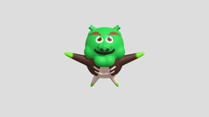 mewing Shrek 3D Model