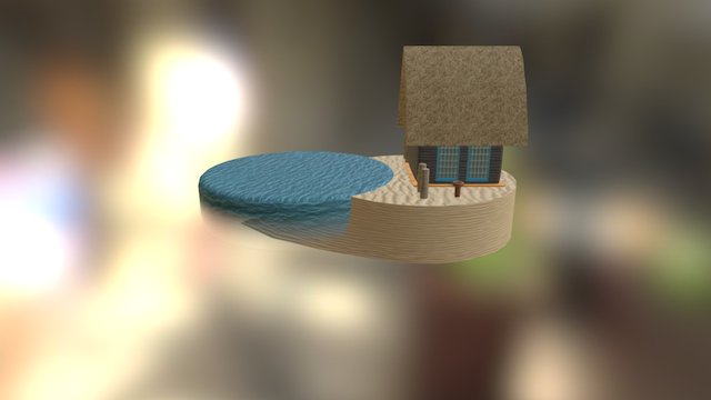 Beach Sceene 3D Model
