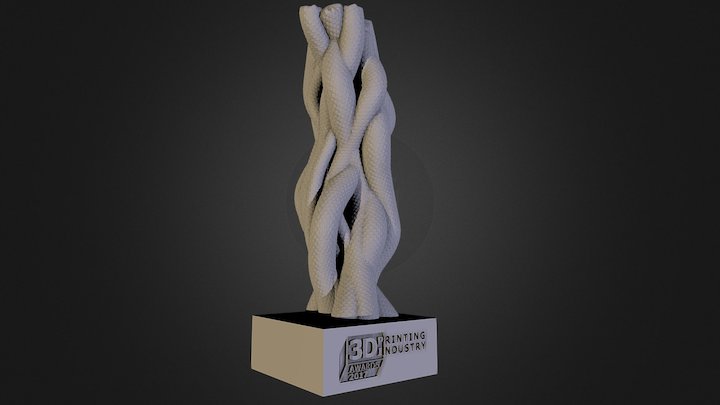Swarm Trophy 3D Model
