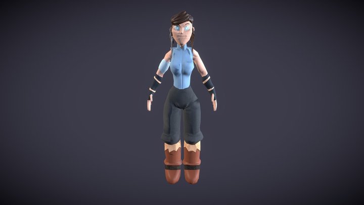 B2D1_Istace_Marion_poseSculpt 3D Model
