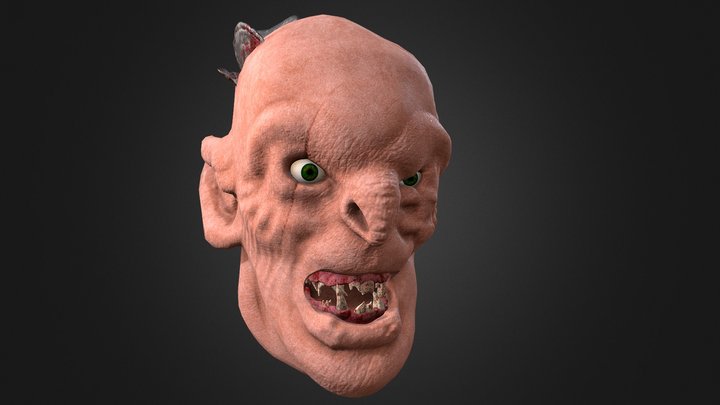 Orc head 3D Model