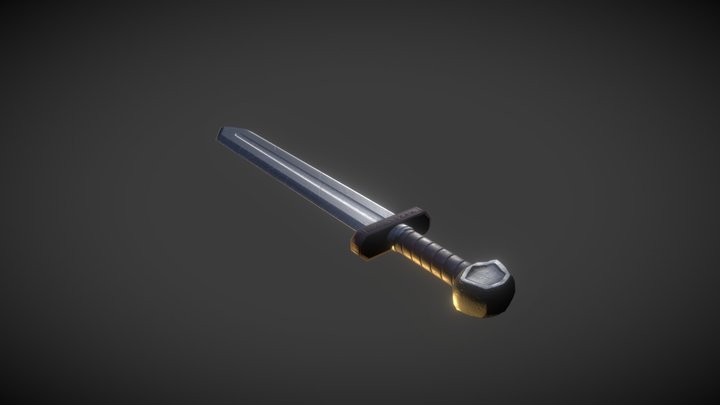 Battle-worn Shortsword 3D Model