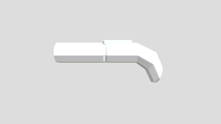 low poly Pepperbox 3D Model