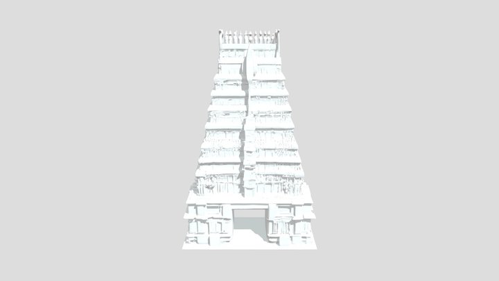 Murugan Temple 3D Model – Hindu Architecture 3D Model