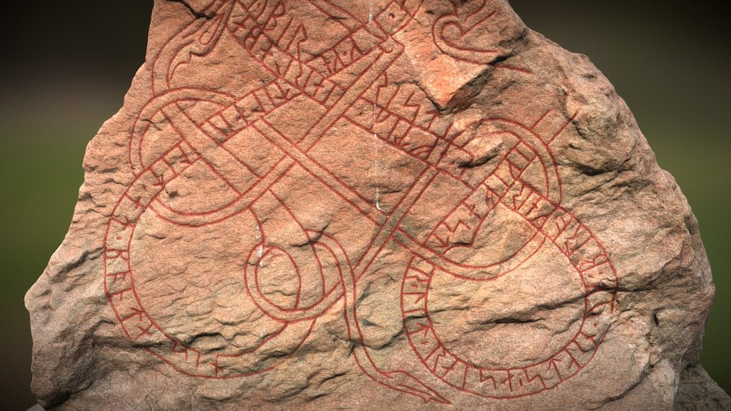 Runestone#14 - 3D model by johanh (@callezetter) [65bf04b] - Sketchfab