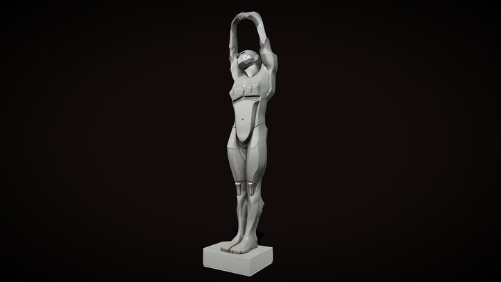 AI GIRL 3D Model