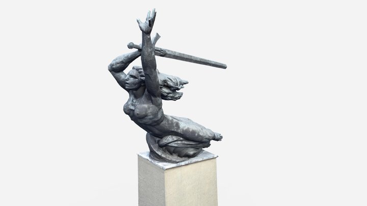 Pomnik Bohaterów Warszawy (Warszawska Nike) 3D Model