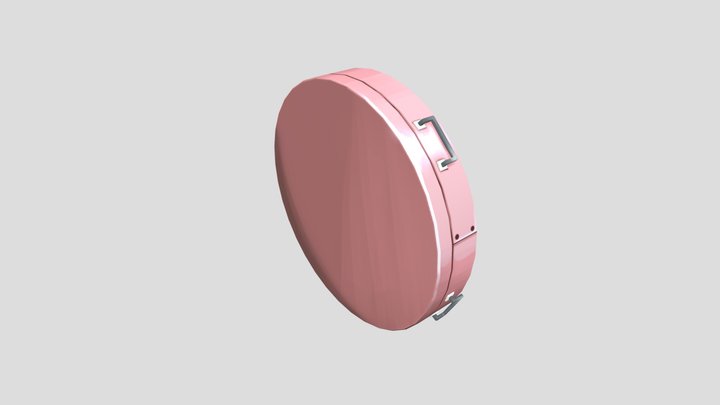 Circular Carry Case 3D Model