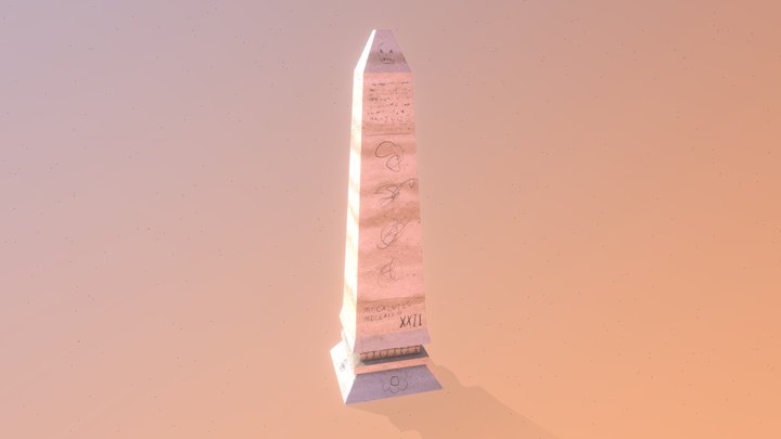 Obelisk 3D Model