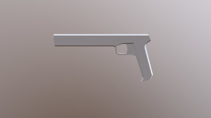 Futuristic Gun A Lpha 3D Model