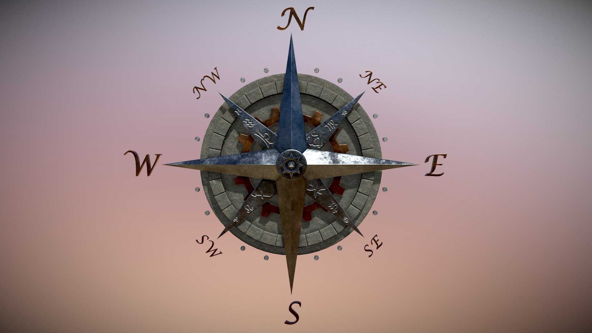 compass rose 3D Models to Print - yeggi