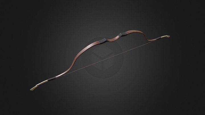 Asian composite bow 3D Model