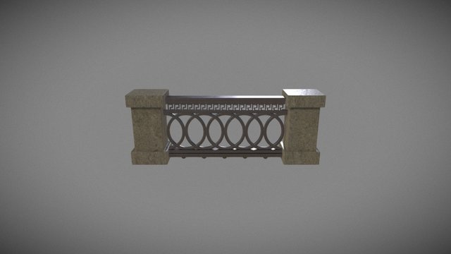 Забор 3D Model