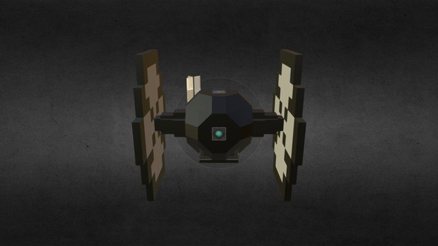 TIE/FO - Space Superiority Fighter 3D Model