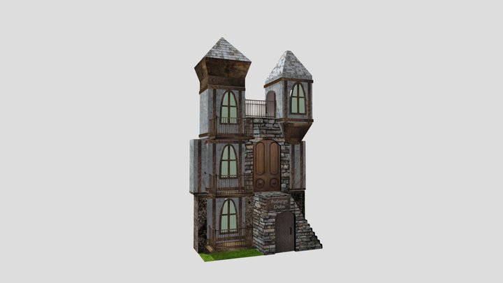 Édifice médiéval 3D Model