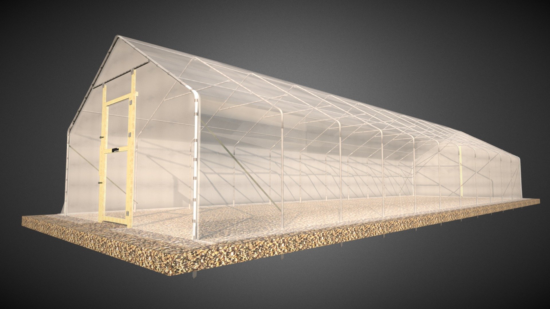 Tunnelväxthus Växa 5 x 16-5m