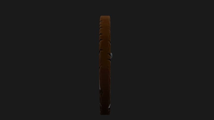 Old Wooden Door 3D Model
