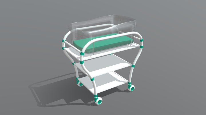 Crib 3D Model