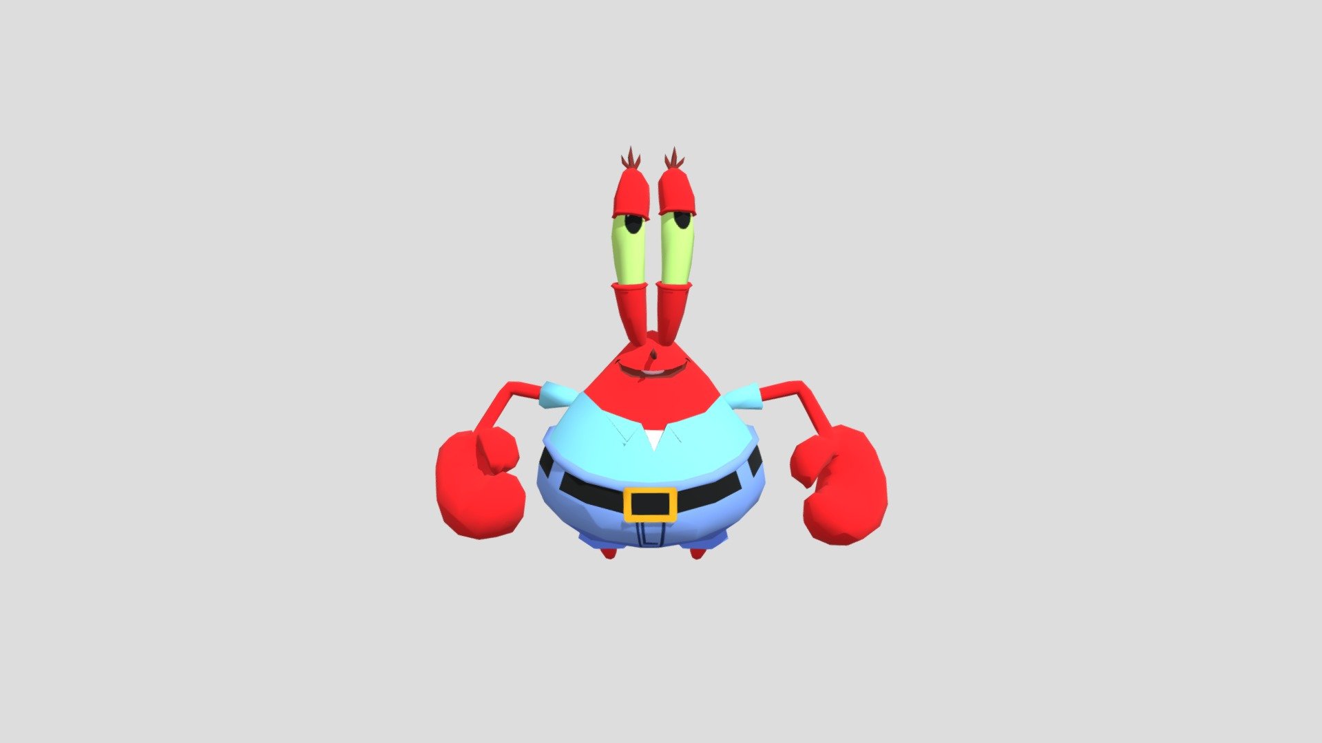 Mr krabs - Download Free 3D model by LN2819 [65c9491] - Sketchfab