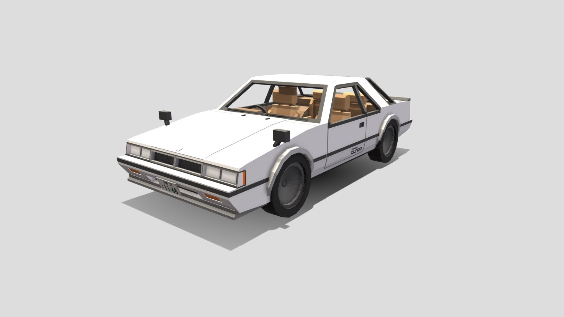 Toyota Corona GT-TR T140 2DR - 3D model by ashminggu [65c95a6] - Sketchfab