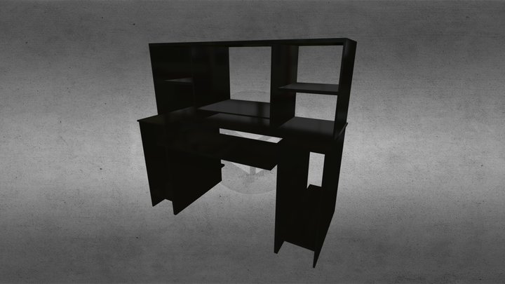 Computer Table 3D Model
