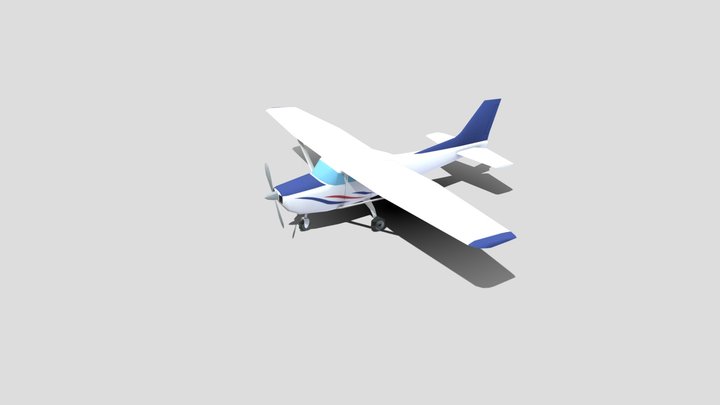 Low-poly Airplane