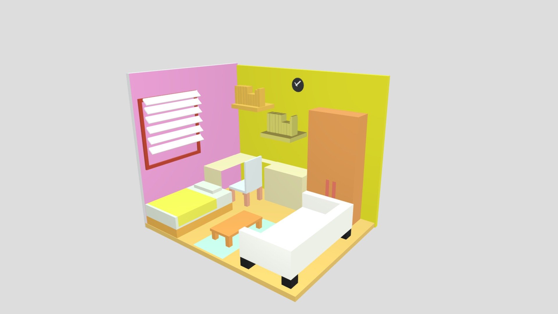 Model Of A Bedroom Download Free 3d Model By Eileenlingad [65cd620