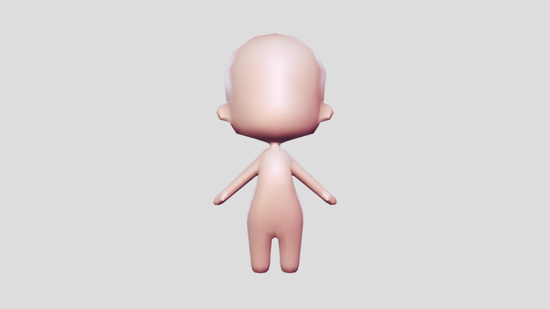 Simple and Low Poly Chibi Base - Download Free 3D model by XNdrive ...