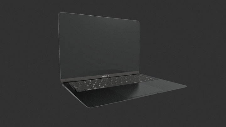 MacBook Air Notebook (PBR) 3D Model