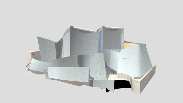 Disney Concert Hall 3D Model 3D Model