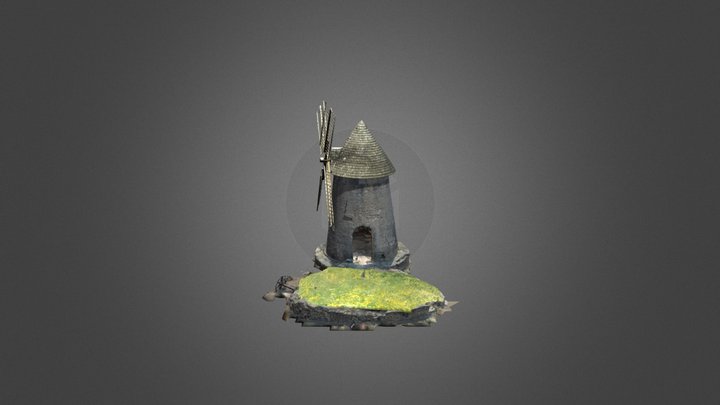 Moulin Murat Low def 3D Model