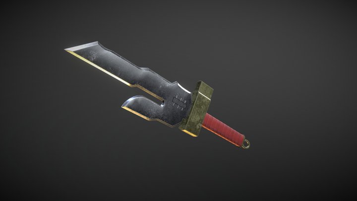 Inverted Spear of Heaven, Jujutsu Kaisen Weapon 3D Model