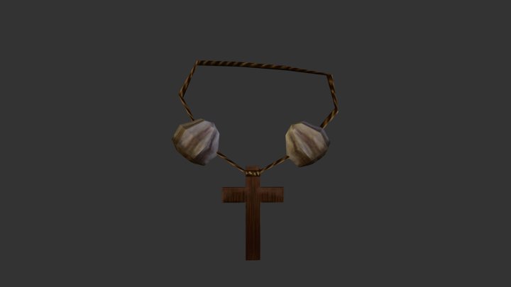 Garlic Crucifix 3D Model