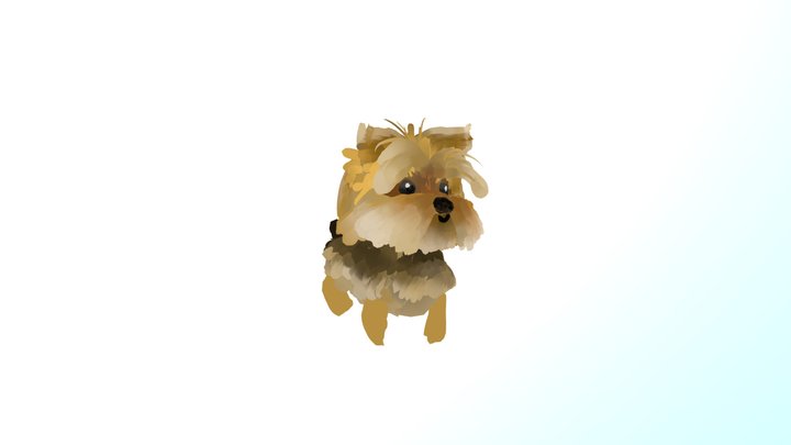 Yorkie 3D Model