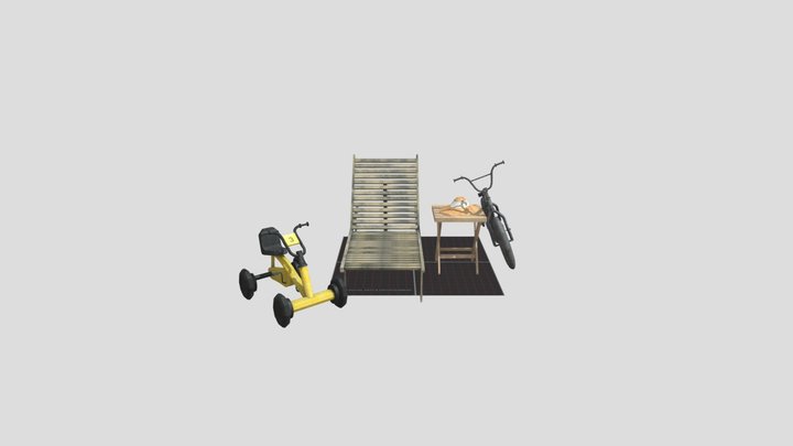 DAE 5 Finished props - By the ocean 3D Model