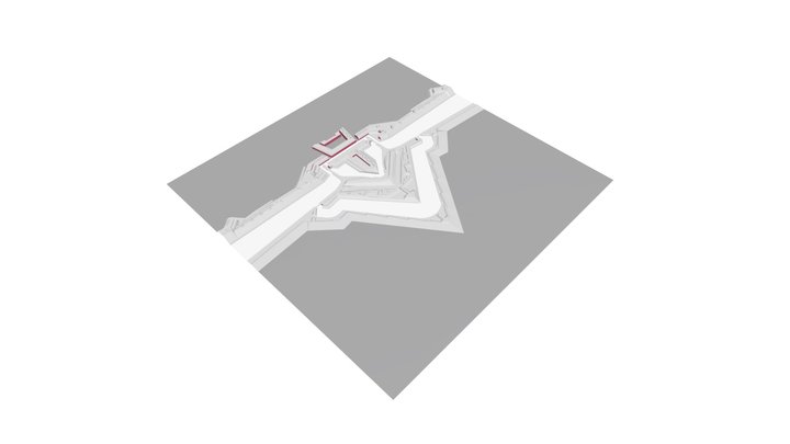 Aanvalbaar Front 3D Model