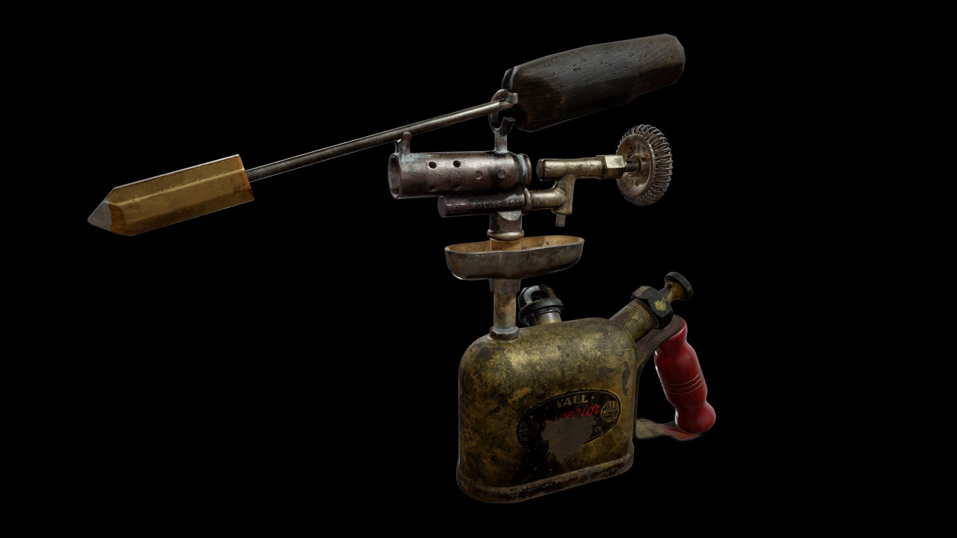 Blow torch - 3D model by irritum_ [65d1ecc] - Sketchfab