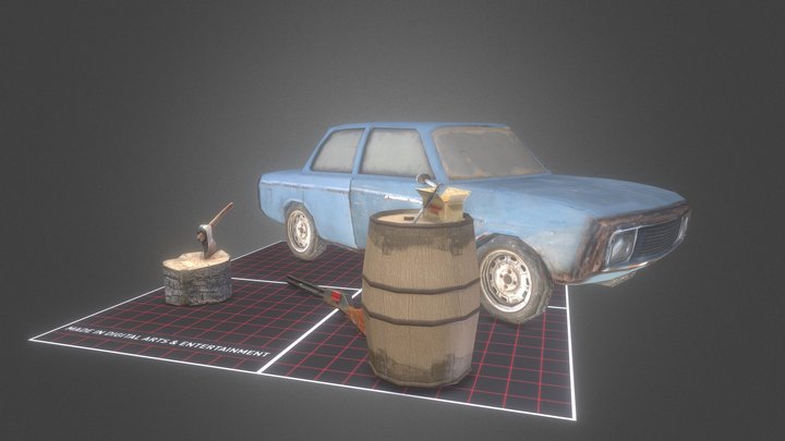 DAE 5 Finished props - Forest Loner 3D Model