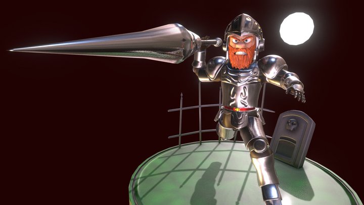 Arthur - Ghosts N' Goblins 3D Model