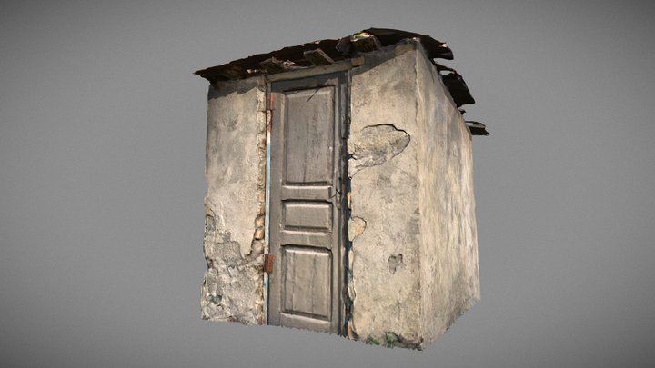 Small Utility Building 3D Model