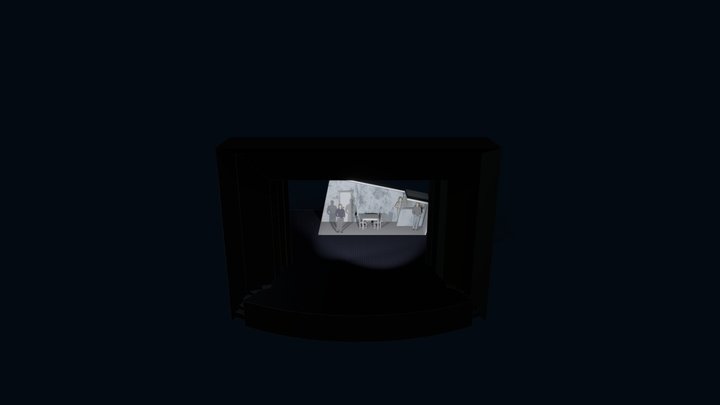 Pozorište - Nigdje nikog nemam 05e8 okrugli lust 3D Model