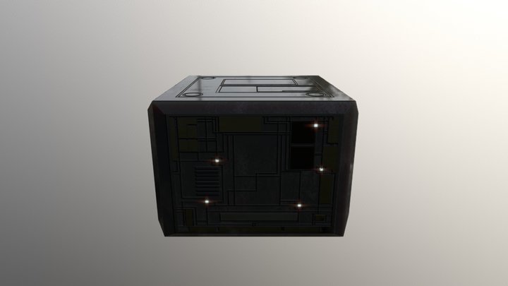 Futuristic box 3D Model