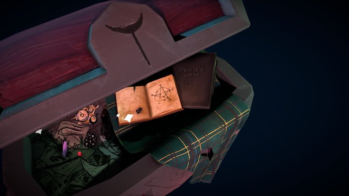 Witch's Chest 3D Model