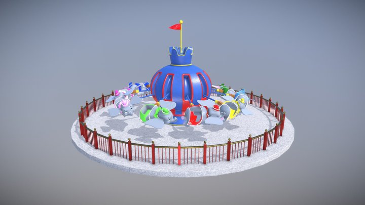Dumbo Animation 3D Model