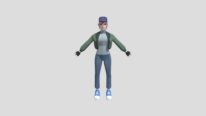 [OC] Playable Character 3D Model