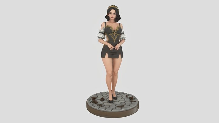 Golden Grace – Modèle 3D gratuit STL