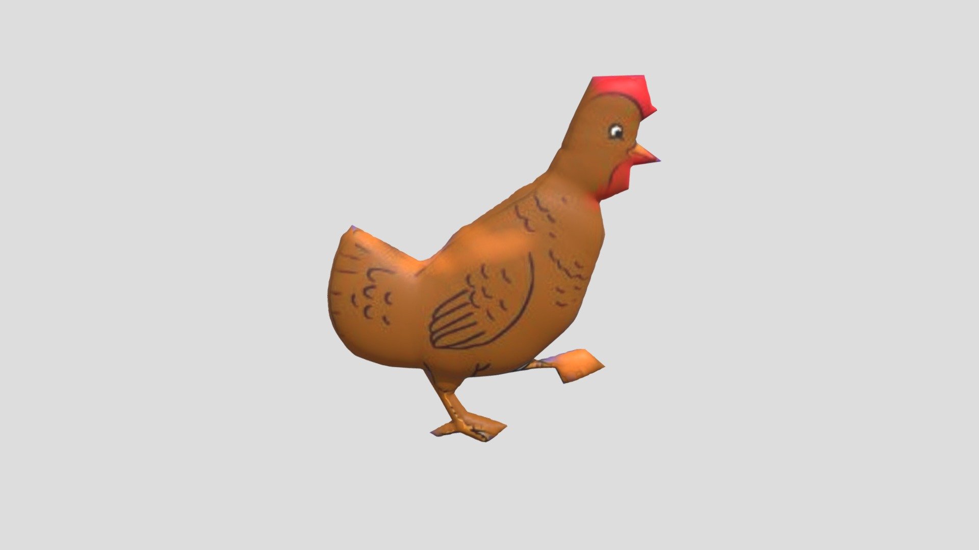 Anak ayam imelda - 3D model by imeldaanggrainiii966 [65d4997] - Sketchfab
