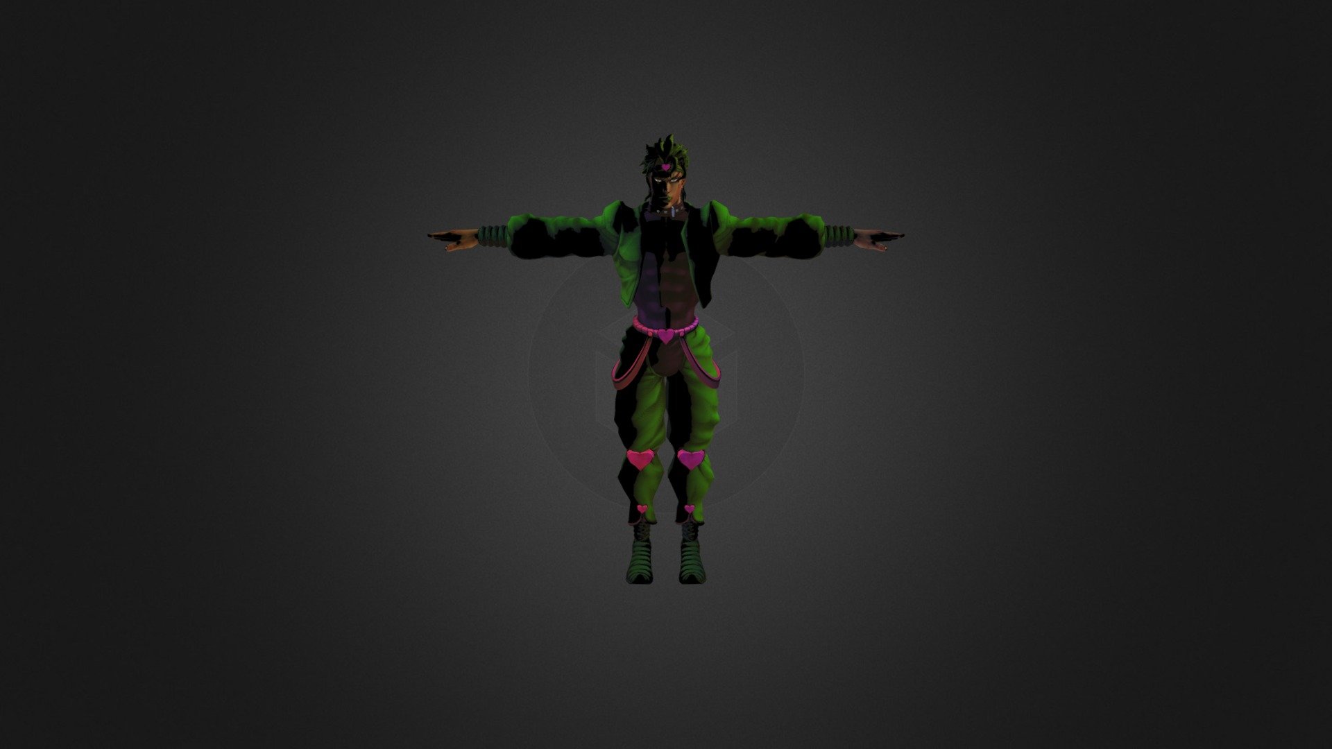 Dio Wry Pose - Download Free 3D model by 38badwolf (@38badwolf) [5dab629]