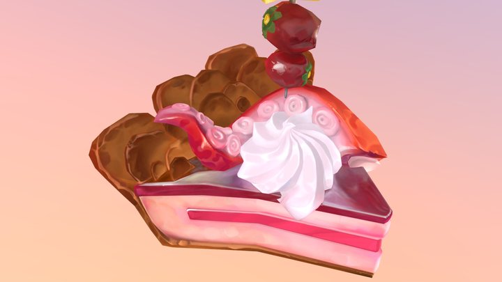 Octopus pie! 🍰🐙 3D Model