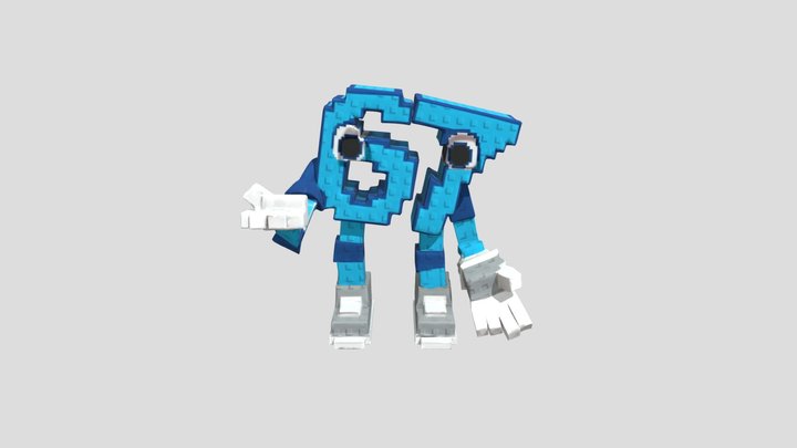 67 meme 3D Model